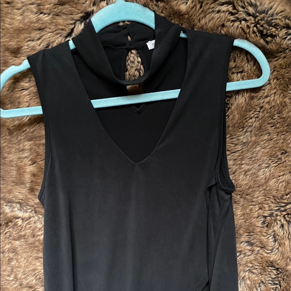 Green Envelope blouse with choker
